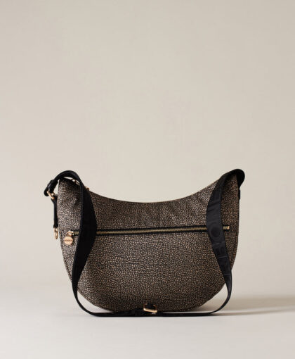 BORBONESE - ECO LINE LUNA BAG MIDDLE OP NAT2