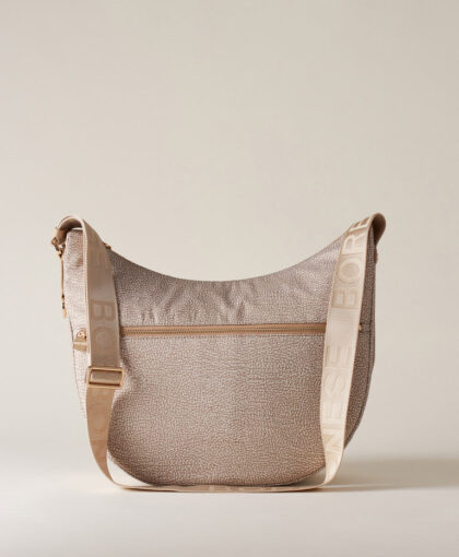 BORBONESE - ECO LINE LUNA BAG MEDIUM SABBIA